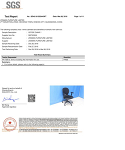 办公椅批发-MS7003欧洲EN1335报告